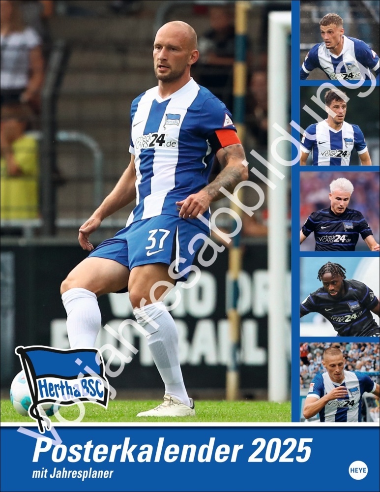 Hertha BSC Posterkalender 2026 main product photo