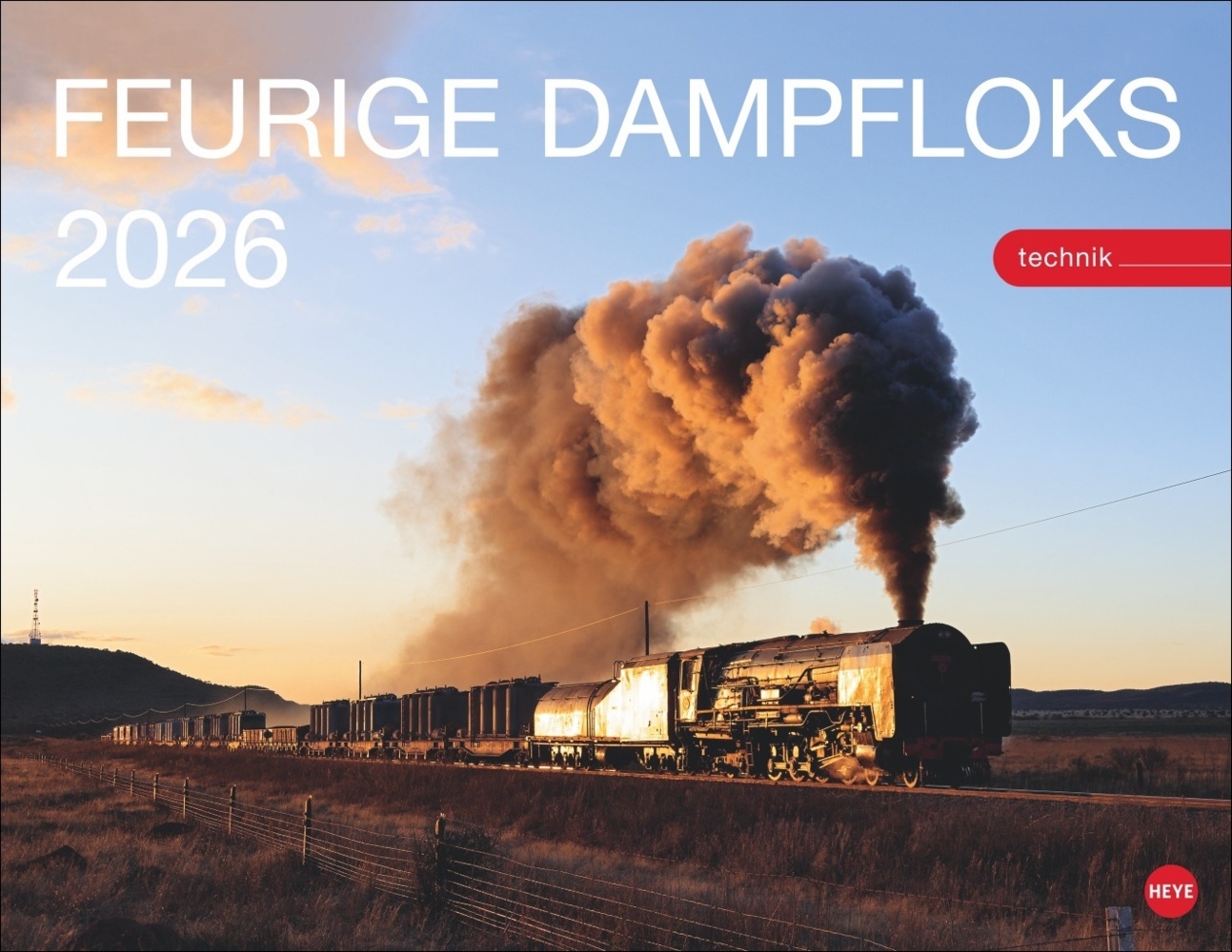 Feurige Dampfloks Posterkalender 2026 main product photo