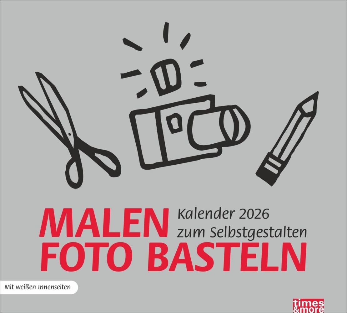 times&more Bastelkalender silber 2026 main product photo