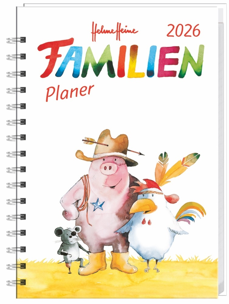 Helme Heine: Familienplaner-Buch A5 2026 main product photo