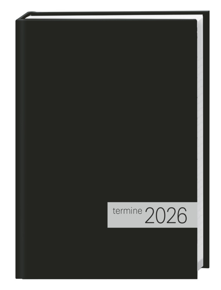 times&more Kalenderbuch schwarz 2026 main product photo