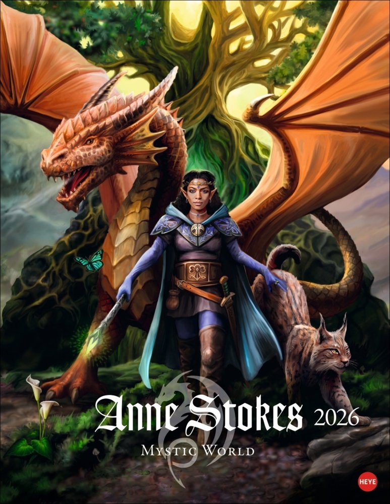 Anne Stokes: Mystic World Posterkalender 2026 main product photo