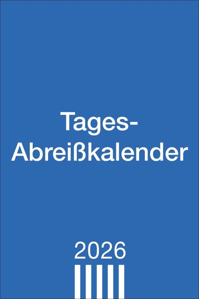 Tagesabreißkalender groß 2026 main product photo