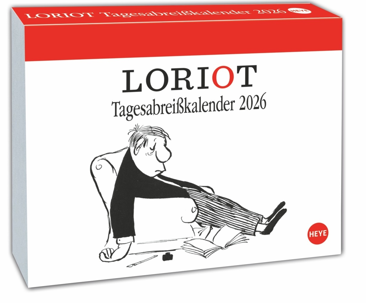 Loriot Tagesabreißkalender 2026 main product photo