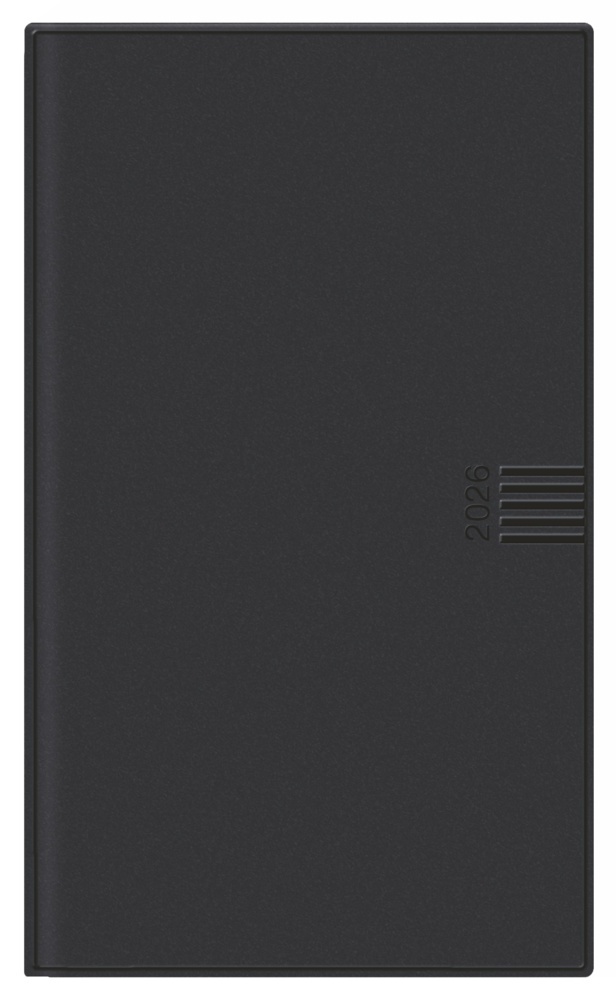 Leporello, schwarz Kalender 2026 main product photo