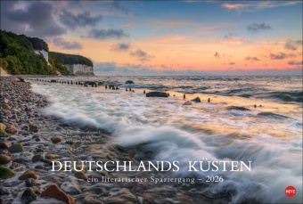 Deutschlands Küsten - Ein literarischer Spaziergang Kalender 2026 - Ein literarischer Spaziergang