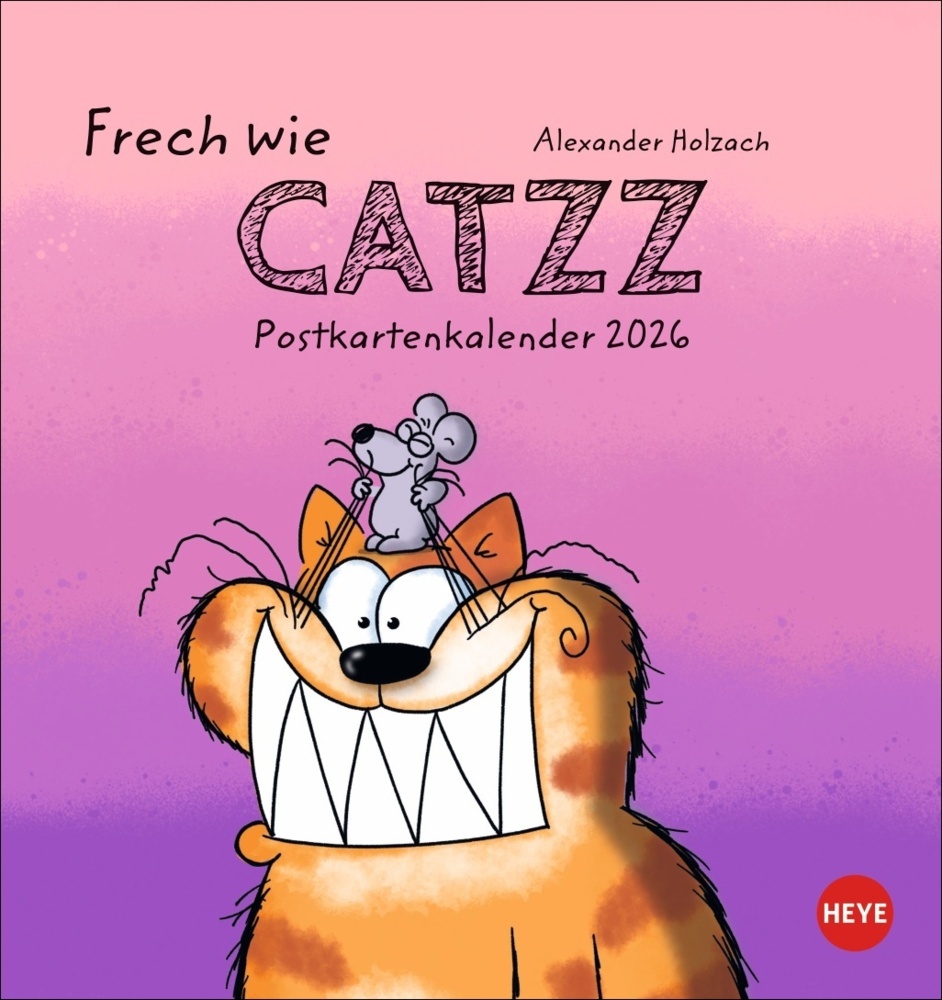 Catzz Postkartenkalender 2026 main product photo
