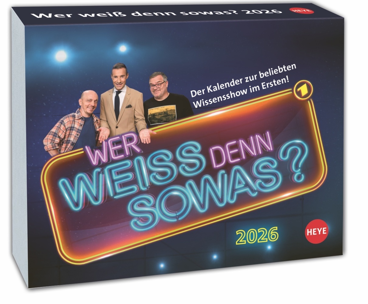 Wer weiß denn sowas? Tagesabreißkalender 2026 main product photo