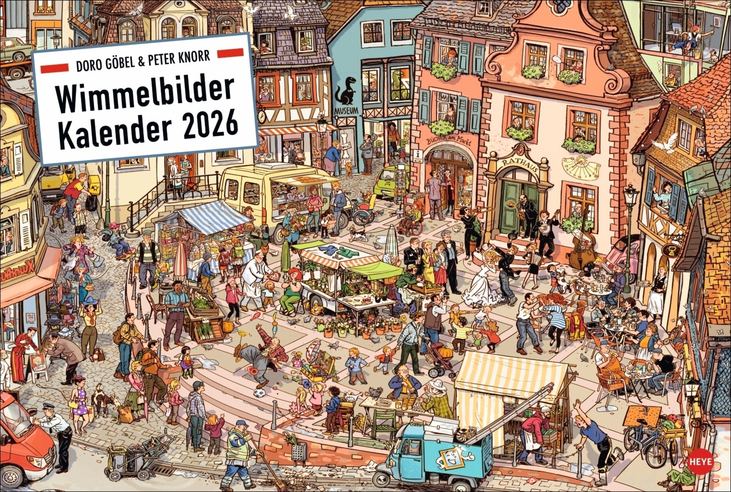 Göbel & Knorr Wimmelbilder Edition Kalender 2026 main product photo