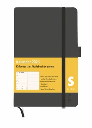 Kombitimer schwarz klein 2026