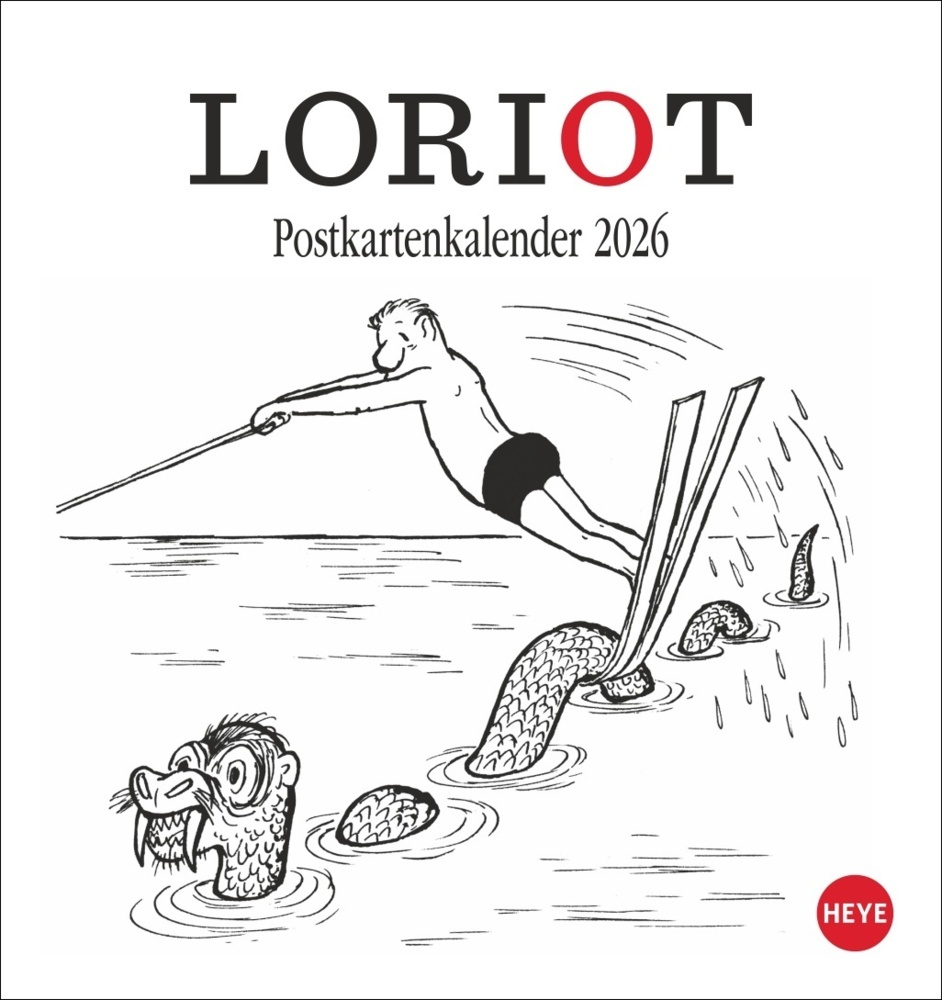 Loriot Postkartenkalender 2026 main product photo