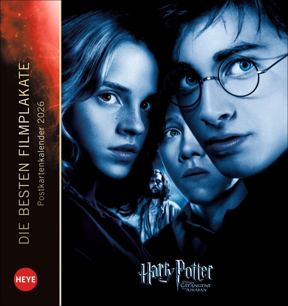Harry Potter Filmplakate Postkartenkalender 2026 main product photo