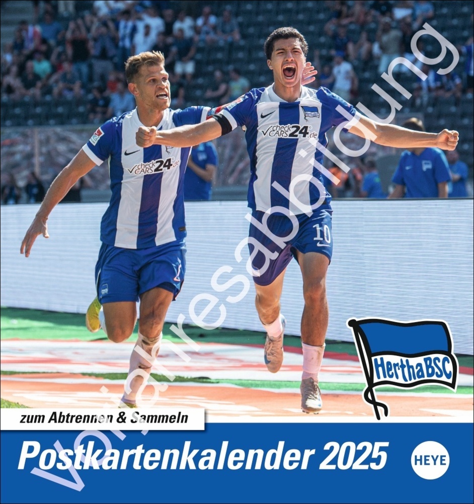 Hertha BSC Postkartenkalender 2026 main product photo