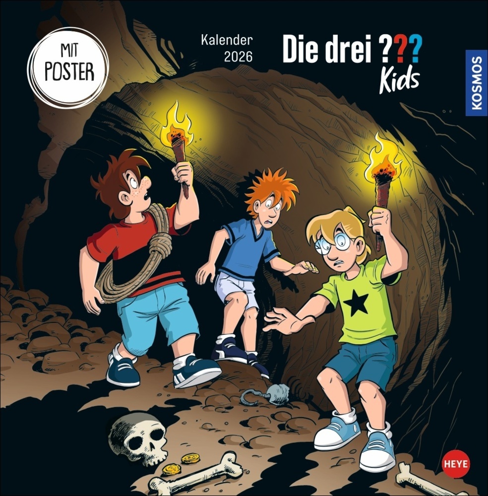 Die drei ??? Kids Broschurkalender 2026 main product photo