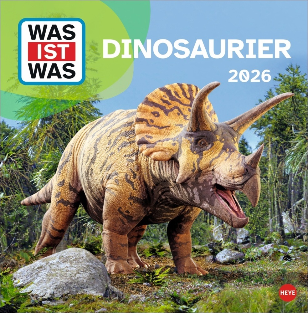 WAS IST WAS Dinosaurier Broschurkalender 2026 main product photo
