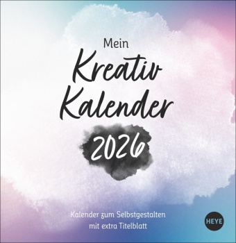 Kreativkalender zum Aufstellen Design 2026