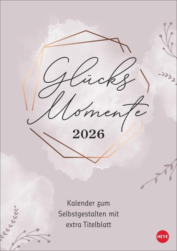 Kreativkalender Glücksmomente A4 2026 main product photo