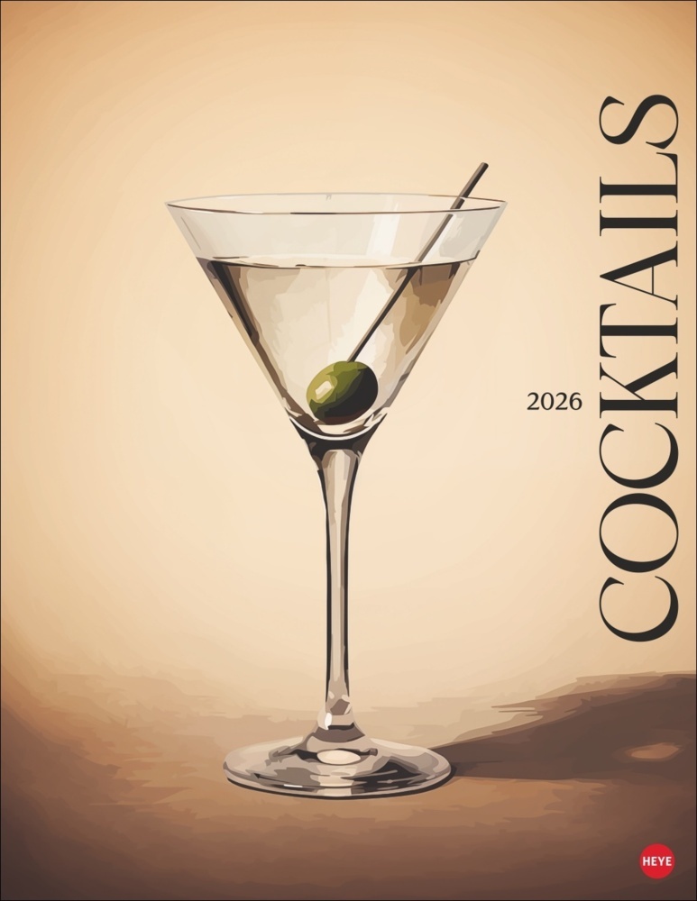 Cocktails Posterkalender 2026 main product photo