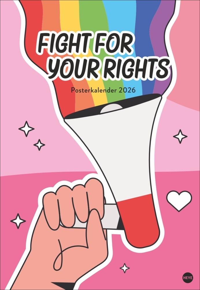Fight for your Rights Posterkalender 2026 main product photo