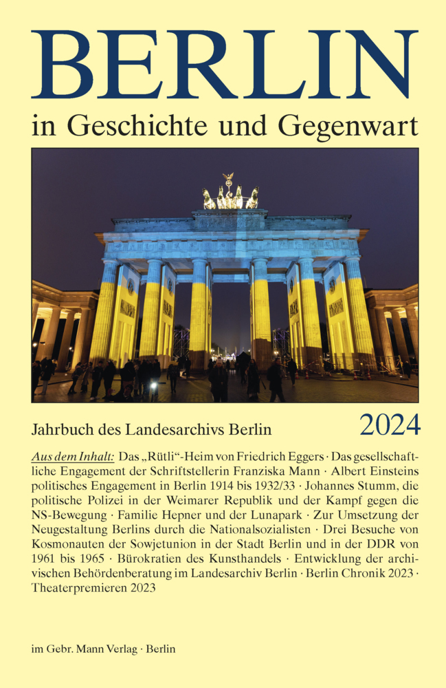 Berlin in Geschichte und Gegenwart main product photo