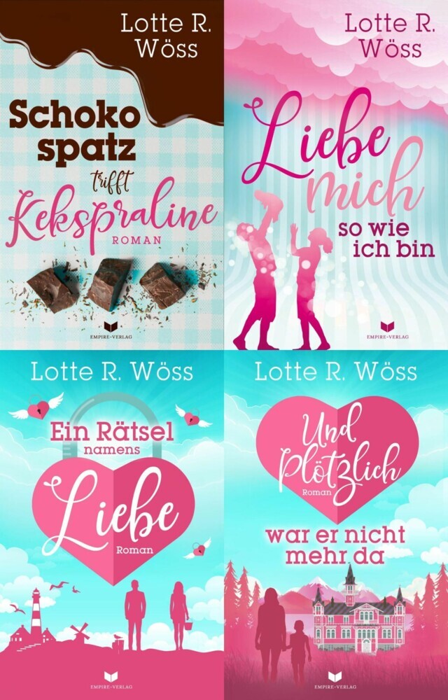 Einfach-Liebe-Reihe-Sammelband: Schokospatz trifft Kekspraline, Liebe mich so wie ich bin, Ein Rätsel namens Liebe, Und plötzlich war er nicht mehr da main product photo