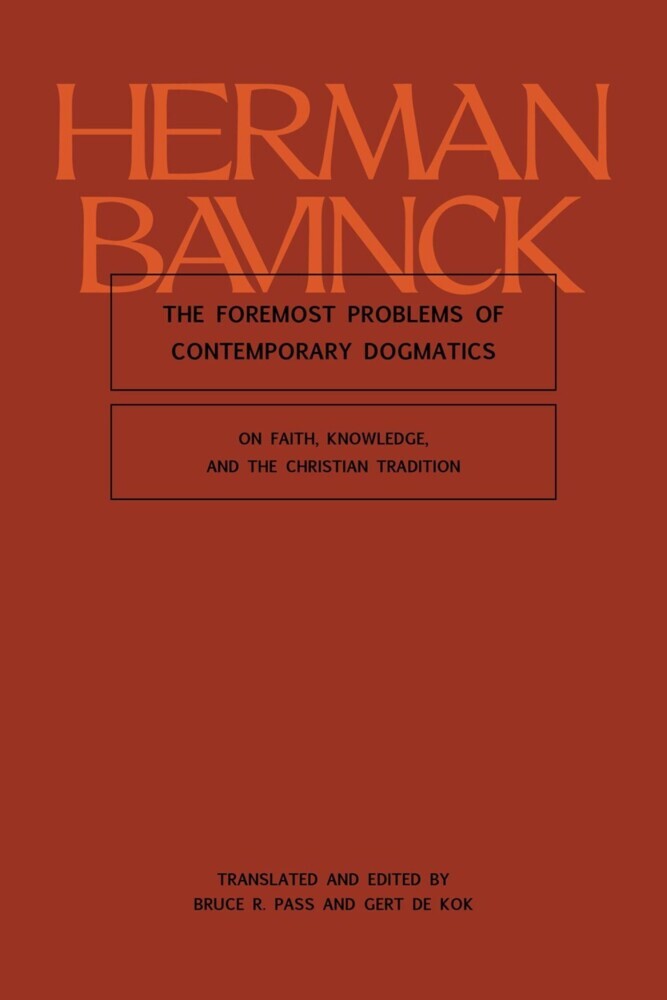The Foremost Problems of Contemporary Dogmatics main product photo