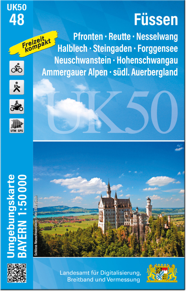 UK50-48 Füssen (Umgebungskarte 1:50000) main product photo