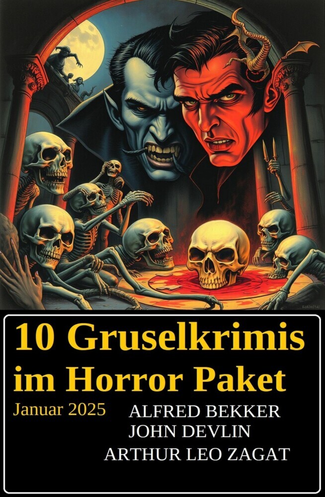 10 Gruselkrimis im Horror Paket Januar 2025 main product photo