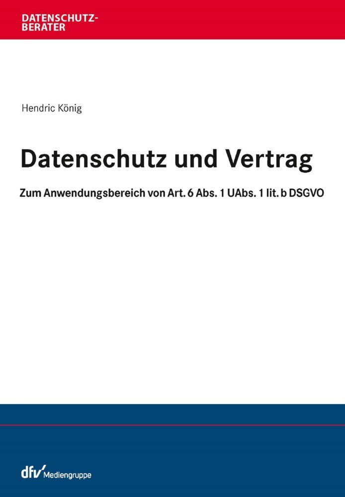 Datenschutz und Vertrag main product photo