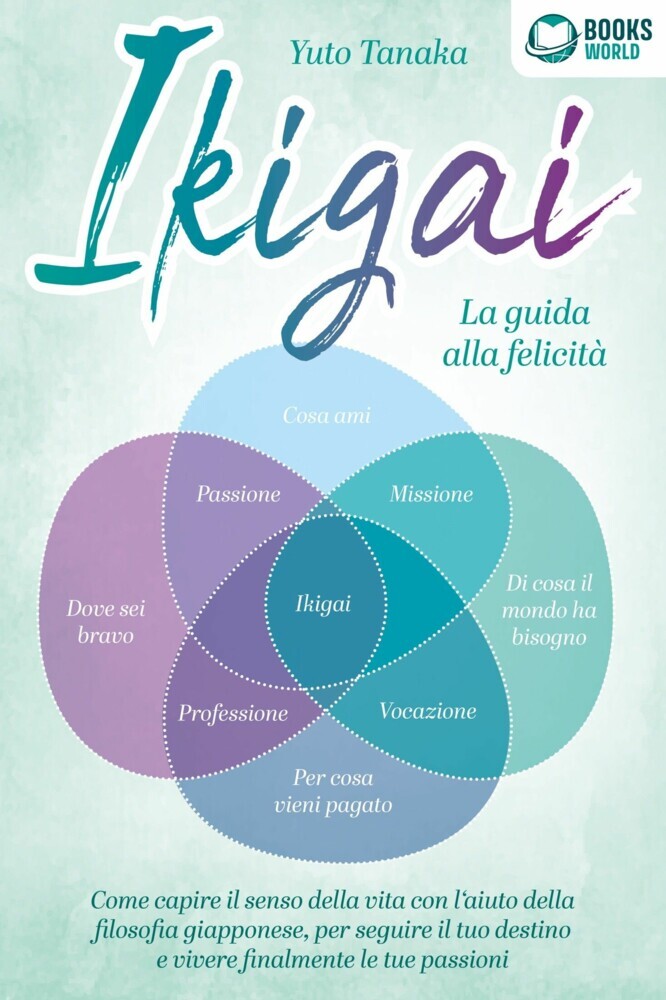 Ikigai - La guida alla felicità: Come trovare il vero senso della vita con l'aiuto dell'antica filosofia giapponese, seguire il tuo destino d'ora in poi e vivere finalmente le tue passioni main product photo