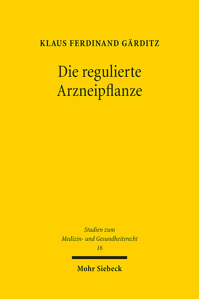 Die regulierte Arzneipflanze main product photo