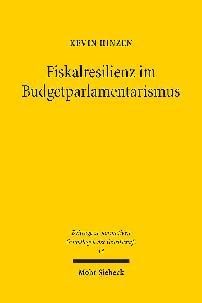 Fiskalresilienz im Budgetparlamentarismus main product photo