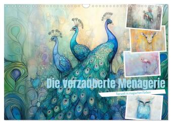 Die verzauberte Menagerie (Wandkalender 2026 DIN A3 quer), CAL...