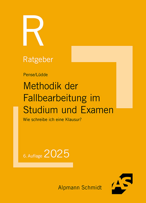 Methodik der Fallbearbeitung im Studium und Examen main product photo
