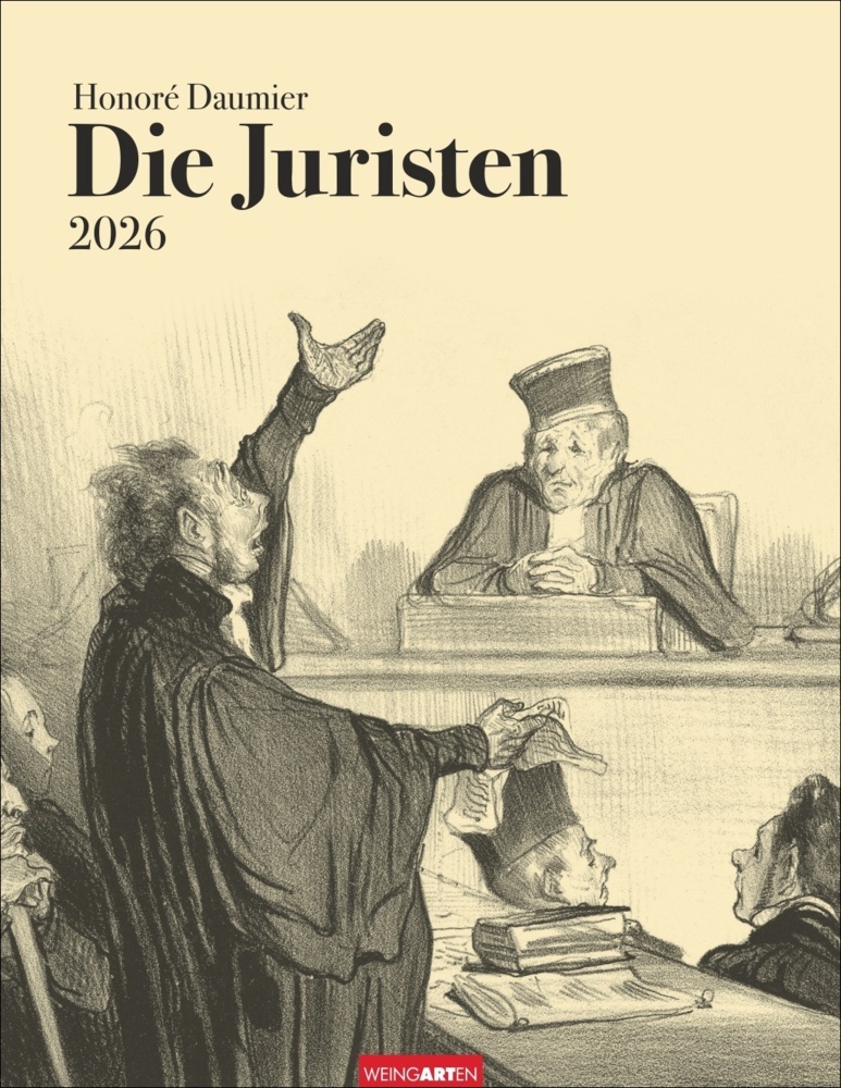 Honoré Daumier: Die Juristen Kalender 2026 main product photo