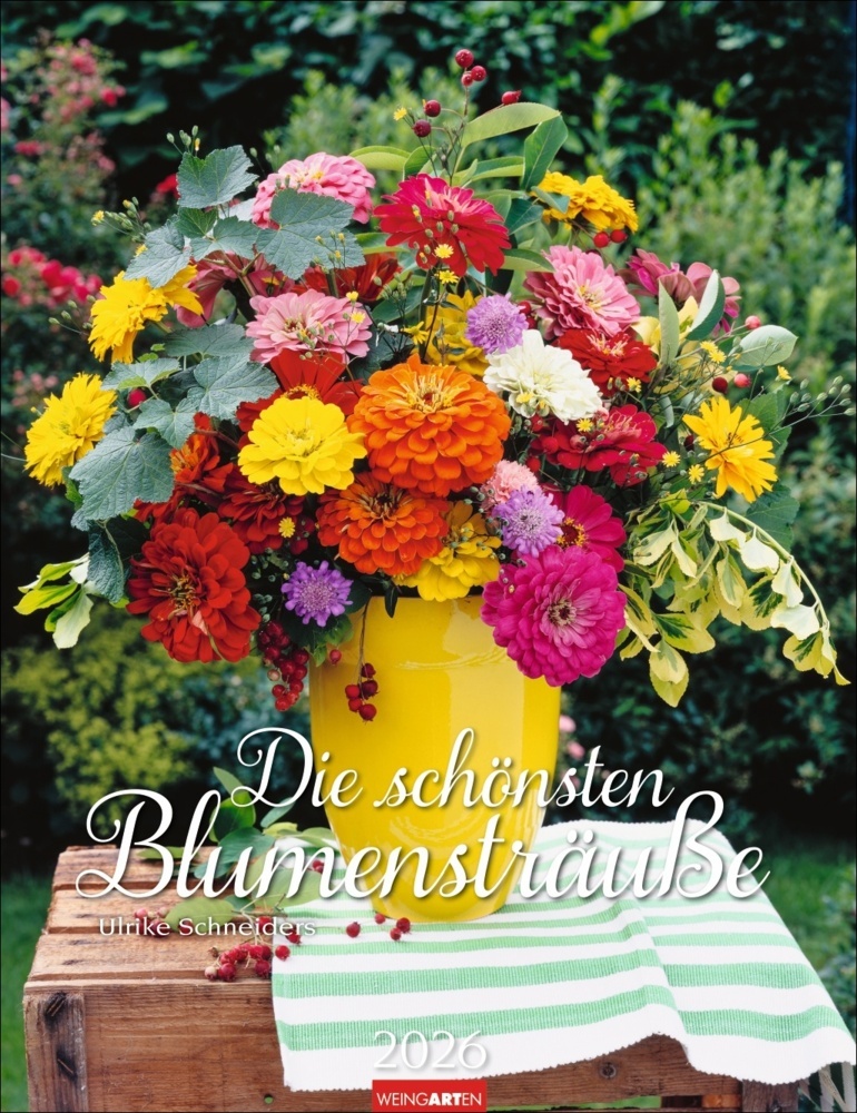 Die schönsten Blumensträuße Kalender 2026 main product photo