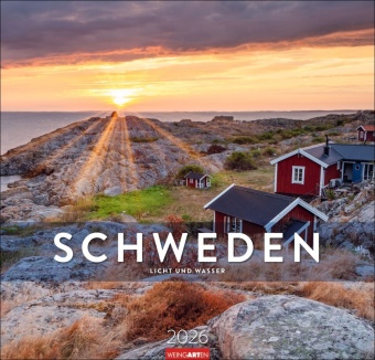 Schweden Kalender 2026 - Licht und Wasser