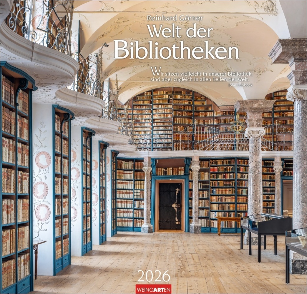 Welt der Bibliotheken Kalender 2026 main product photo