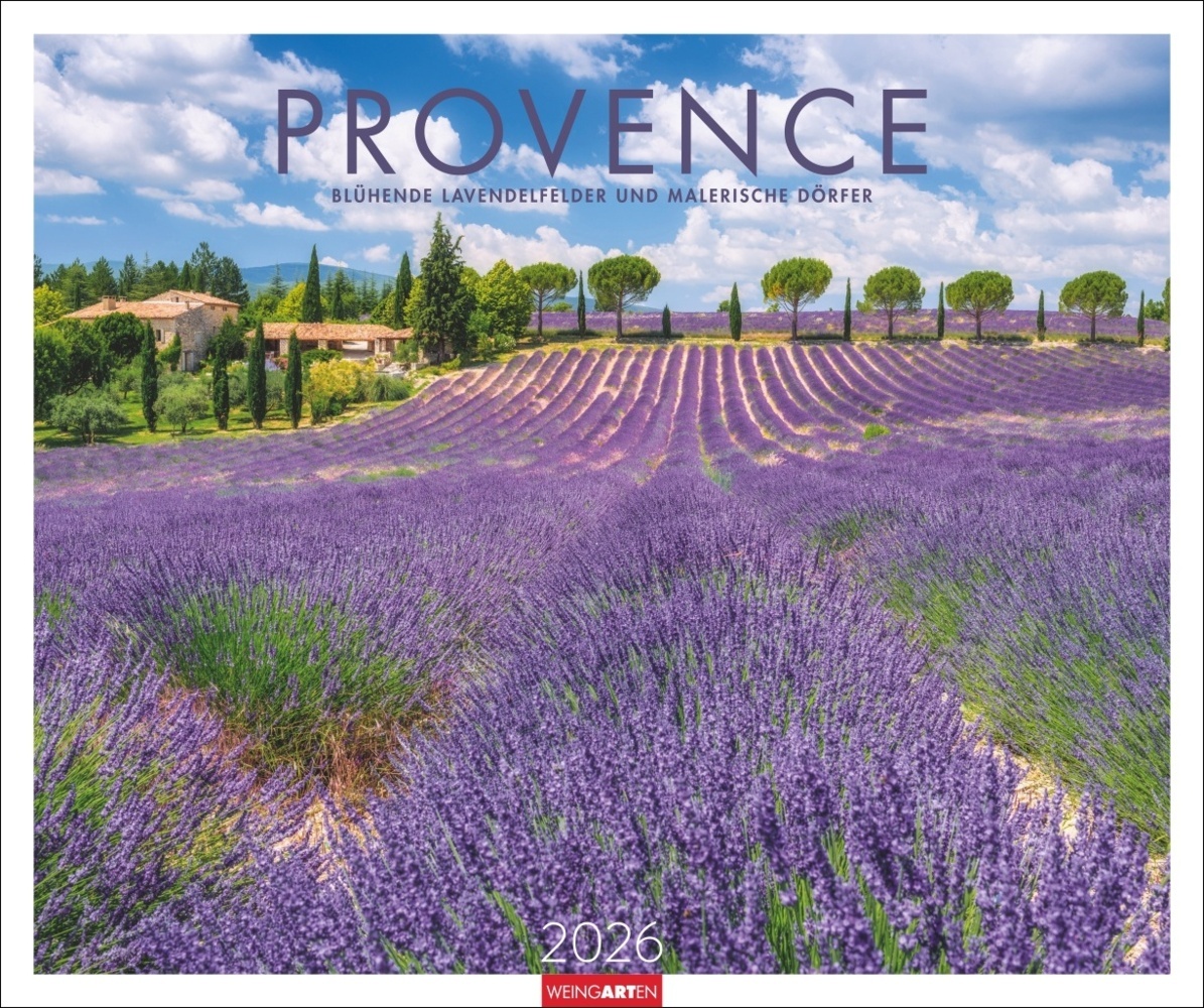 Provence Kalender 2026 - Blühende Lavendelfelder und malerische Dörfer main product photo