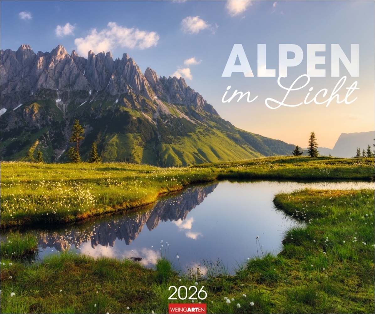 Alpen im Licht Kalender 2026 main product photo