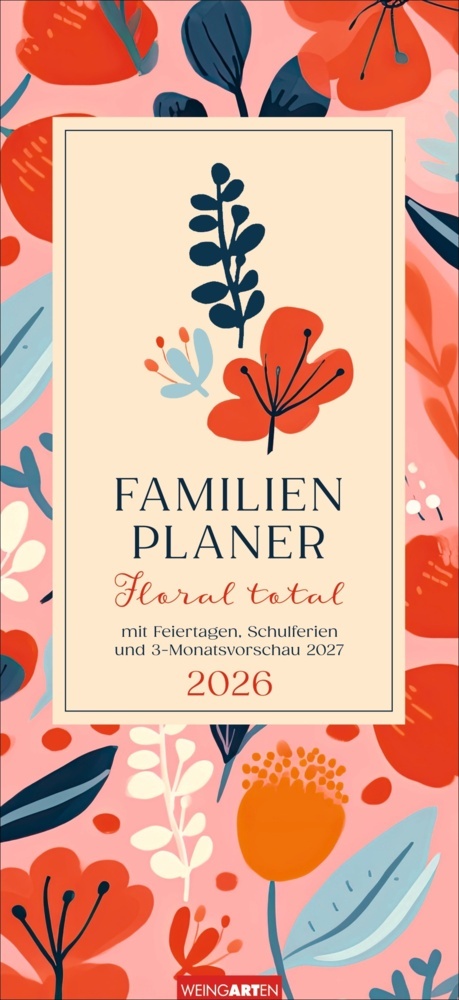 Floral total Familienplaner 2026 main product photo