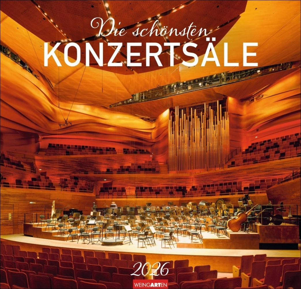 Die schönsten Konzertsäle Kalender 2026 main product photo