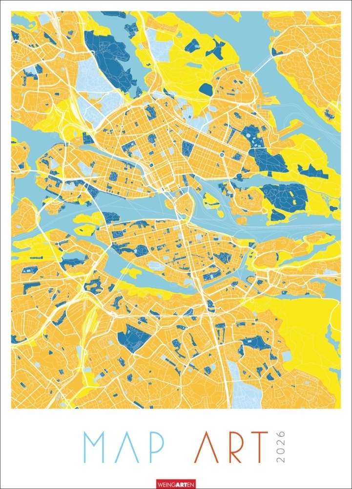 Map Art Kalender 2026 main product photo