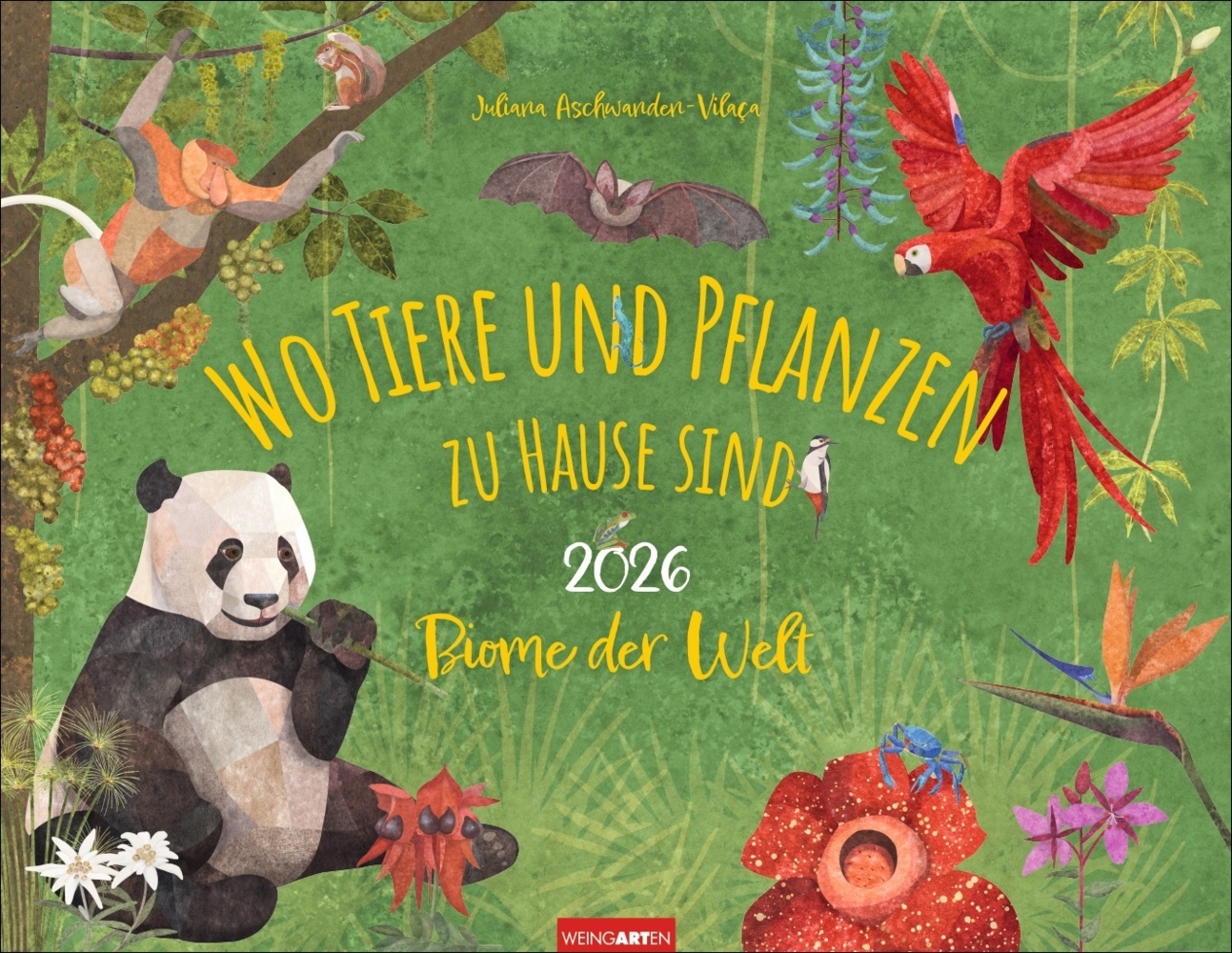 Wo Tiere und Pflanzen zu Hause sind Kalender 2026 - Biome der Welt main product photo