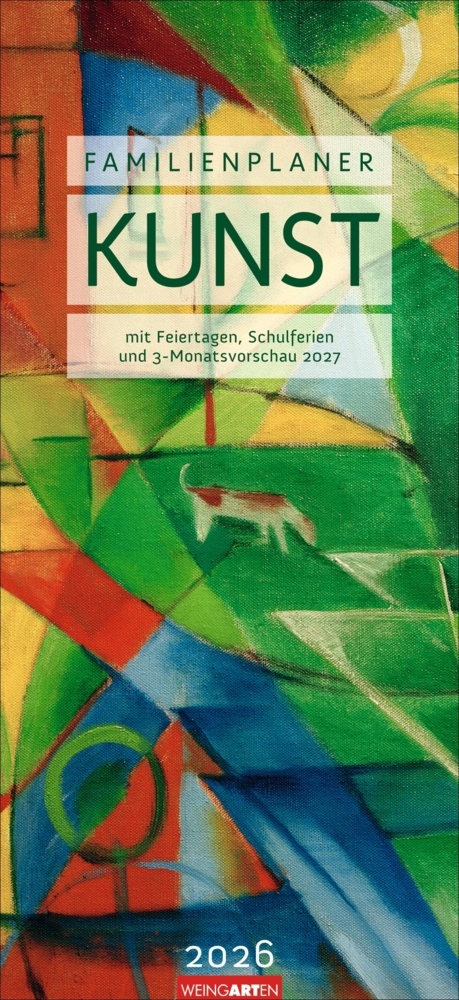 Kunst Familienplaner 2026 main product photo