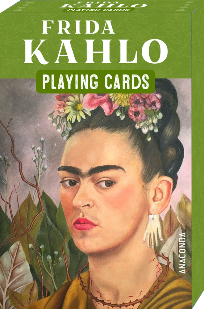 Kartenspiel Kahlo. 54 Spielkarten mit 53 Kahlo-Motiven main product photo