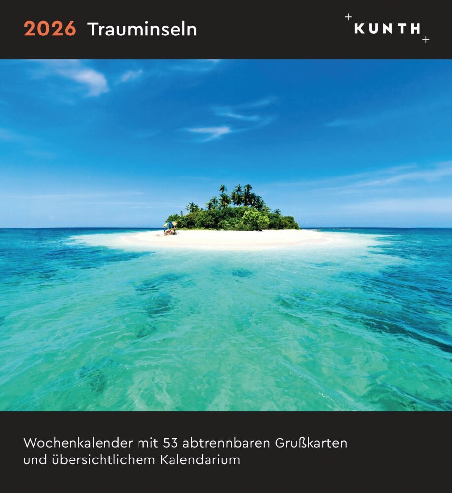 Trauminseln - KUNTH Postkartenkalender 2026 main product photo