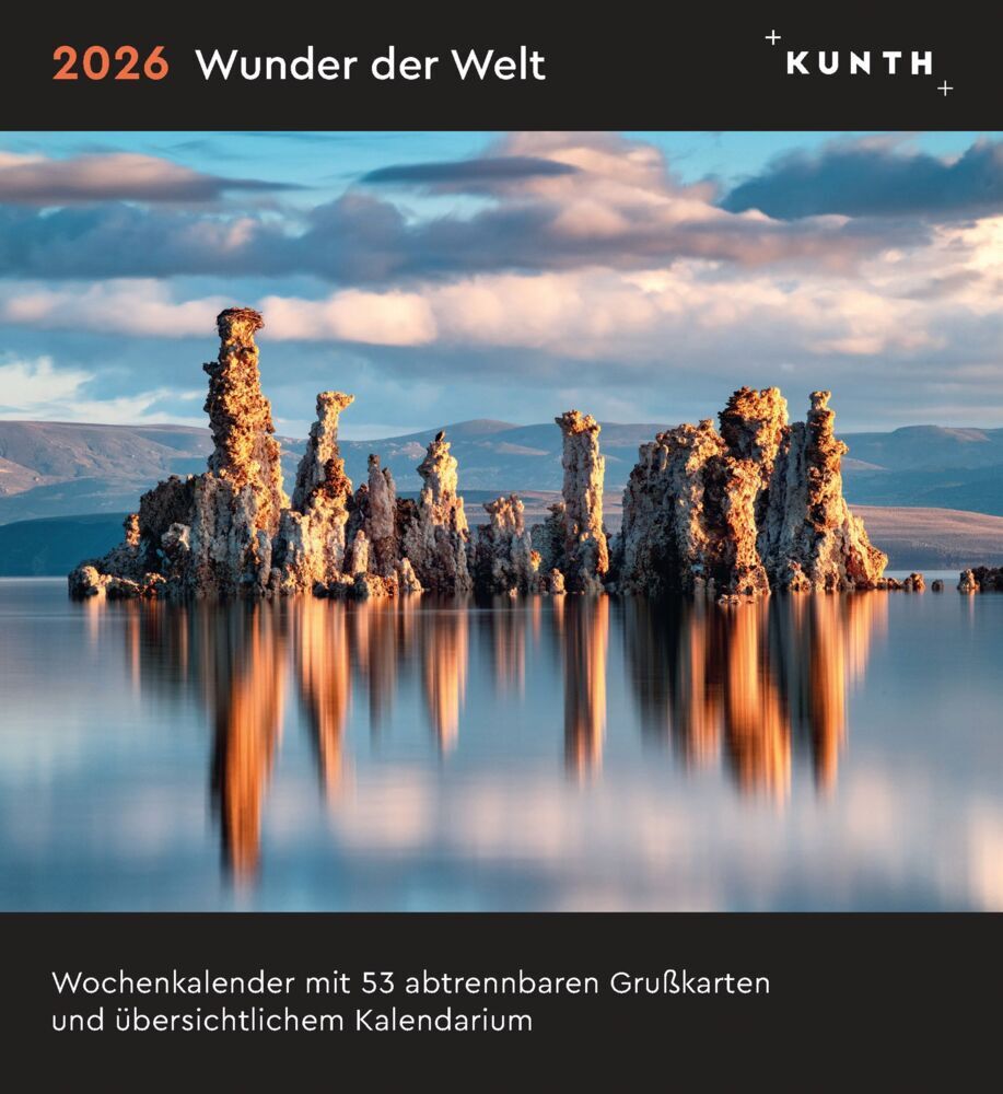 Wunder der Welt - KUNTH Postkartenkalender 2026 main product photo