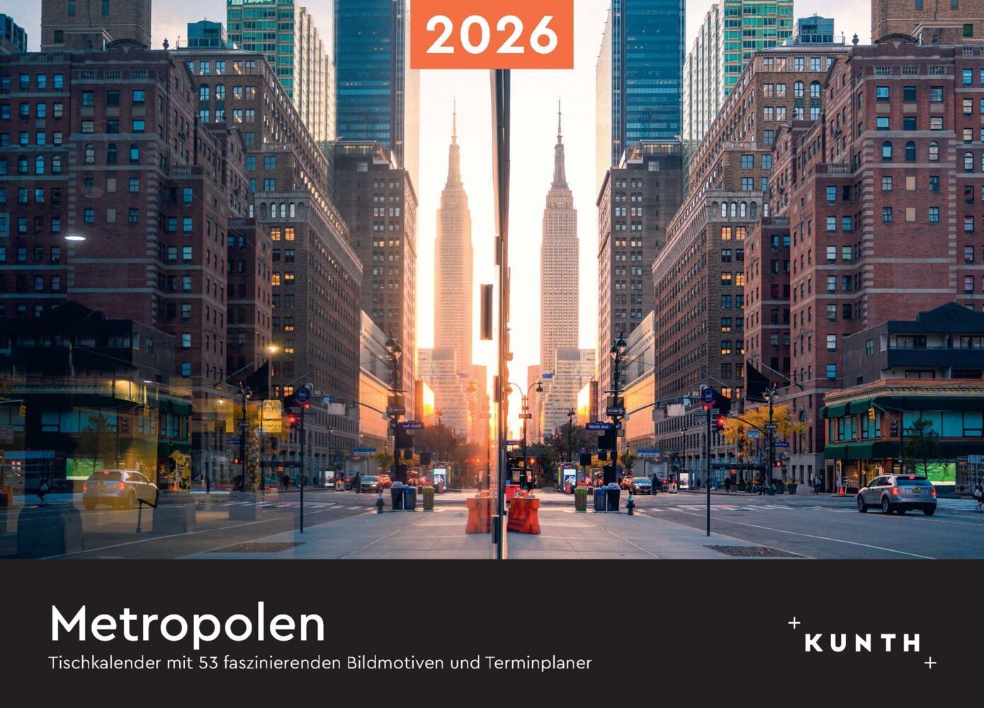 Metropolen - KUNTH Tischkalender 2026 main product photo