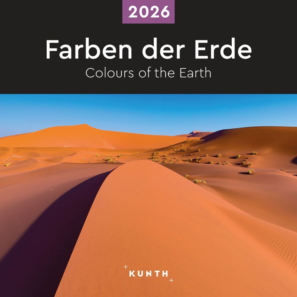 Farben der Erde - KUNTH Broschurkalender 2026 main product photo